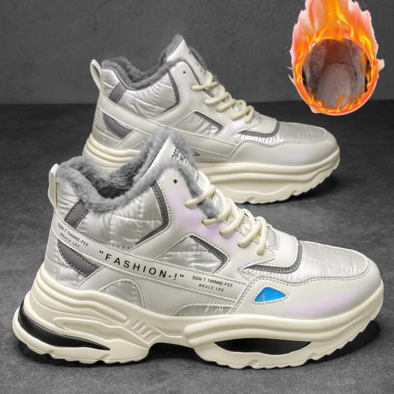 

Men Sneakers Running Fashion Outdoor Jogging Sports Shoes Winter Warm Sports Tennis Walking Shoes for Men Zapatillas Hombre