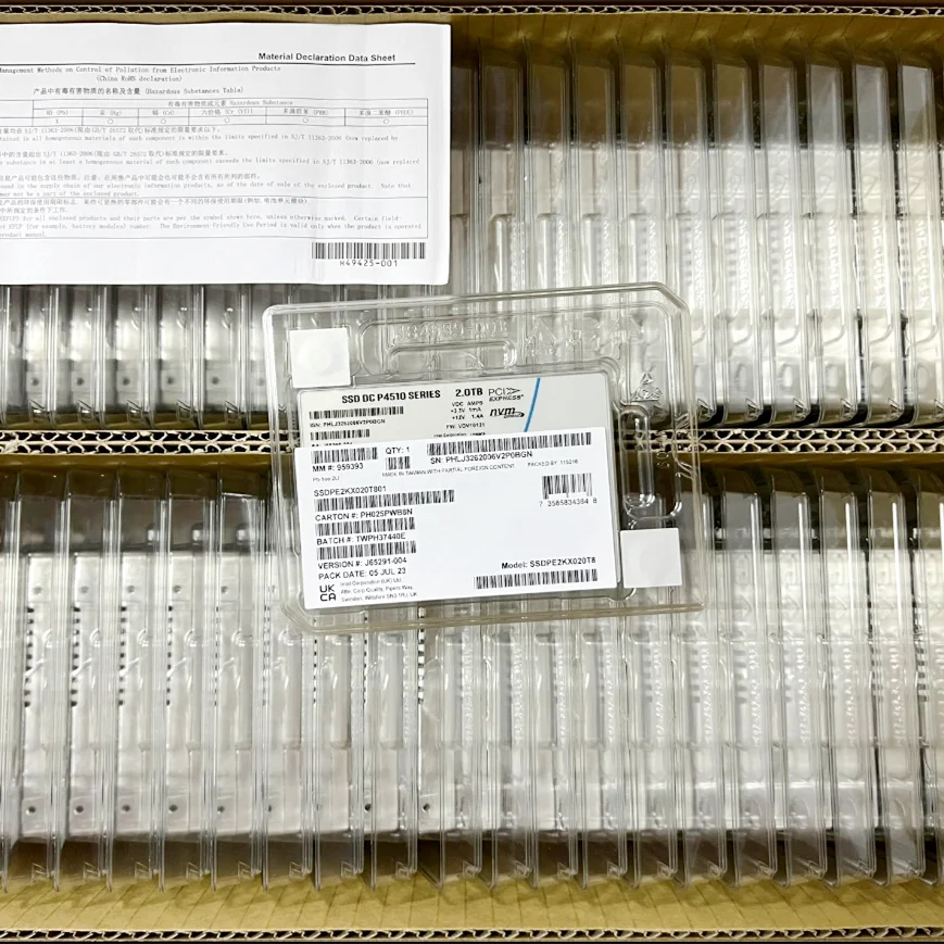  P4510 ø, NVMe U.2 TLC SSD, PCIe 3.0x4  SSD, ָ Ʈ ̺, 8TB, 4TB, 2TB, 1TB, 2.5 ġ