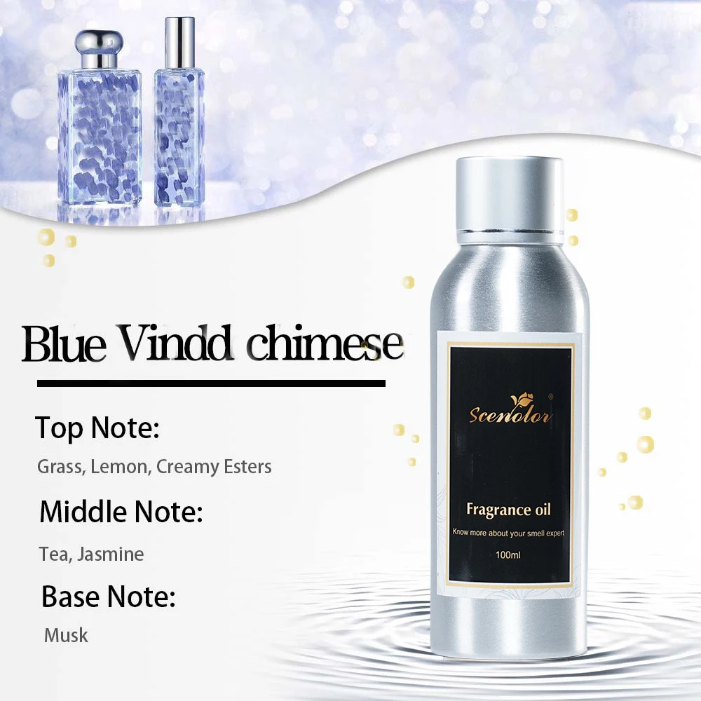 

Essential Oils Home Air Freshener Device Fragrant Aromatic Oasis Plant Extract Essential Oils Diffuser Perfume Blue Vind Chines
