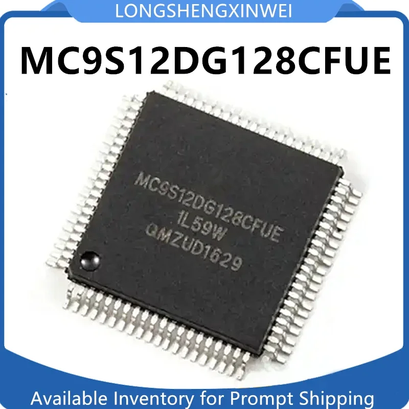 

1PCS New MC9S12DG128CFUE 1L59W QFP-80 16 Bit Microcontroller MCU IC Chip