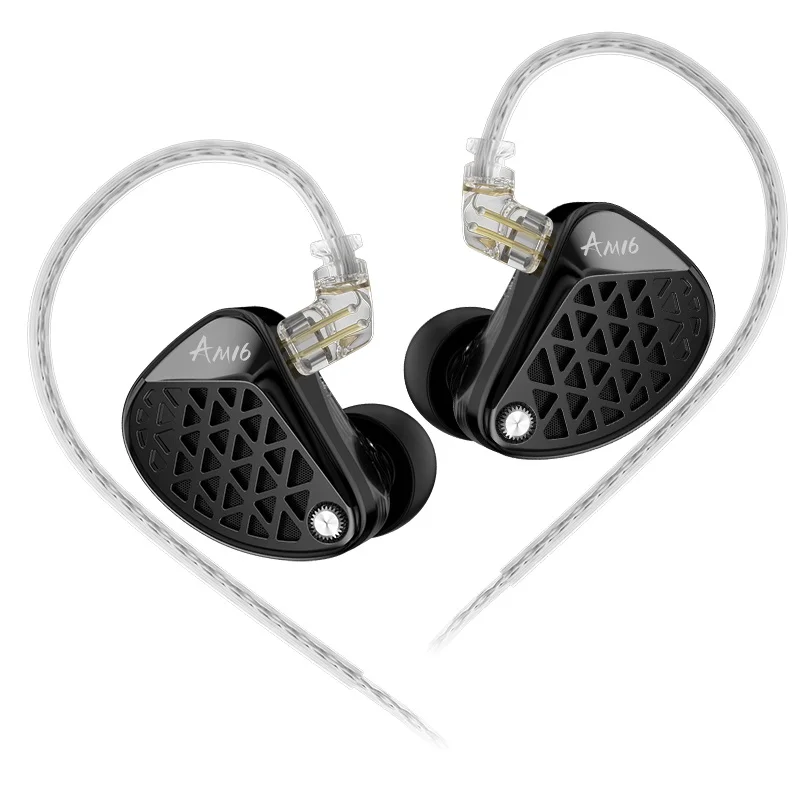 16BA Balanced Armature In-Ear Earphone Tuning HiFi Bass Enhanced Headphones 2PIN Replaceable Cable_voghion.com