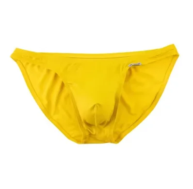 Men Underwear Slip Taille Basse Pour Homme Couleur Unie Confortable Respirant