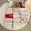 Fashion Small Fresh Cotton Coin Wallet Flower Pattern Zipper Coin Purses Lady Girls MakeUp Bag Key Money Storage Bag 1