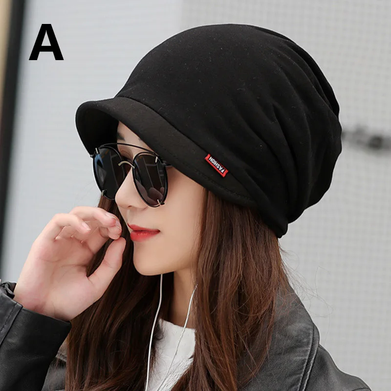 

Autumn and Winter Knitted Hats Solid Duck Tongue Pullover Hat Headband Caps Women's Leisure Fashion Versatile Short Brim Cap