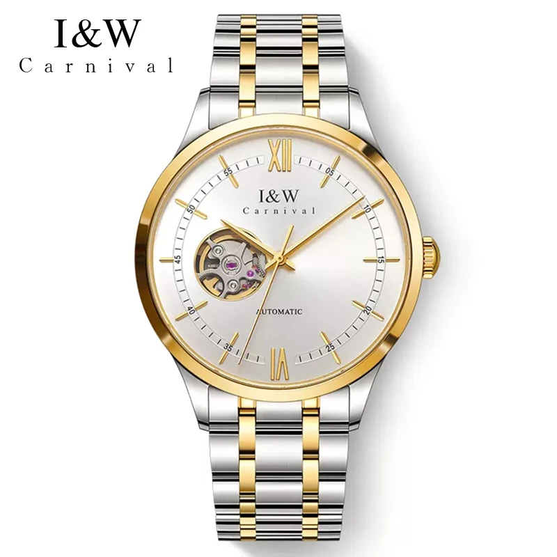 

IW Brand Luxury Sapphire Glass Mirror Men Automatic Mechanical Watches 2024 New Fashion Business Watch For Men Relogio Masculino