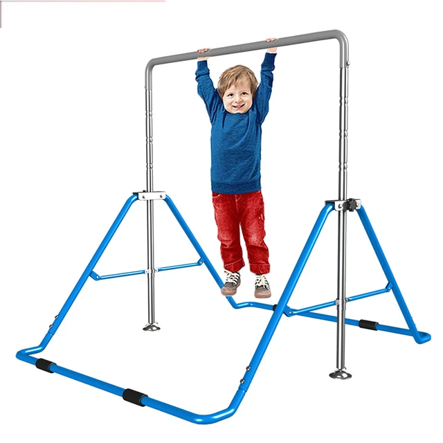 Barre horizontale de gymnastique pour enfants, pliante, réglable en  hauteur, équipement d'entraînement à domicile, équipement de gymnastique  pour la maison, barre de traction - AliExpress