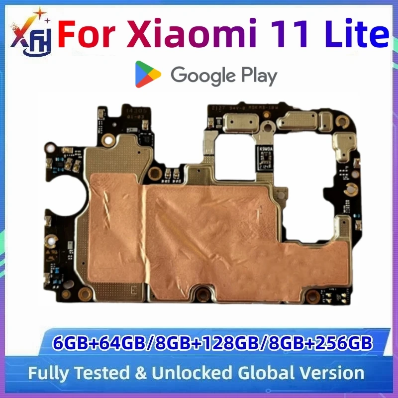 XIFEHHE Original Unlocked Motherboard for Xiaomi Mi 11 Lite