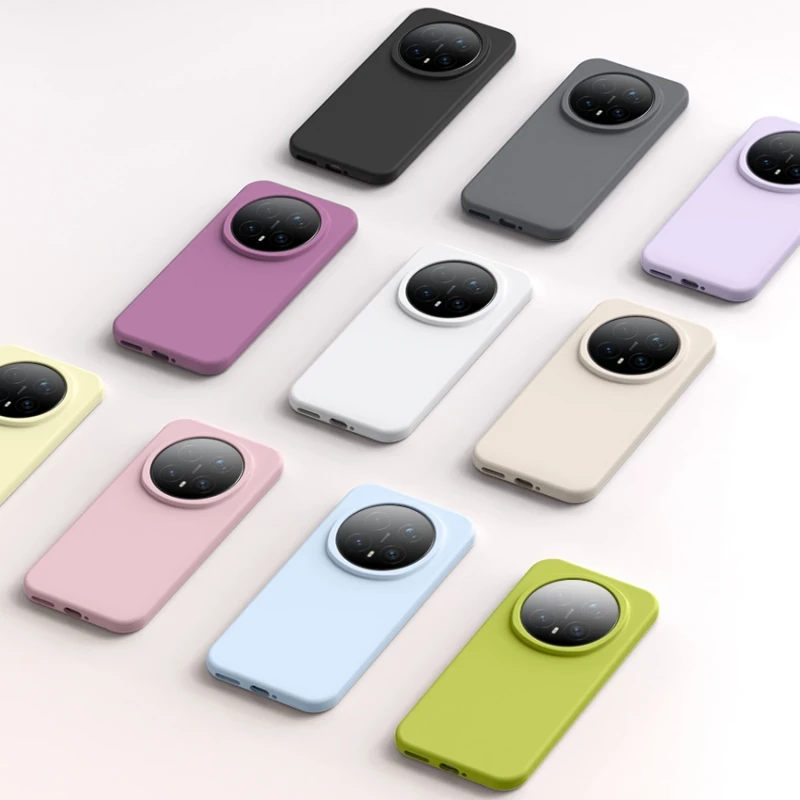Luxury Liquid Silicone Case with Flocked Interior and Bumper Protection