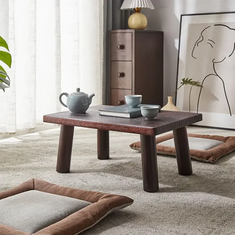 

Japanese Tatami Coffee Tables Simple Bay Window Table Balcony Low Tables Windowsill Small Mesa Tea Table Solid Wood Mesas Nordic