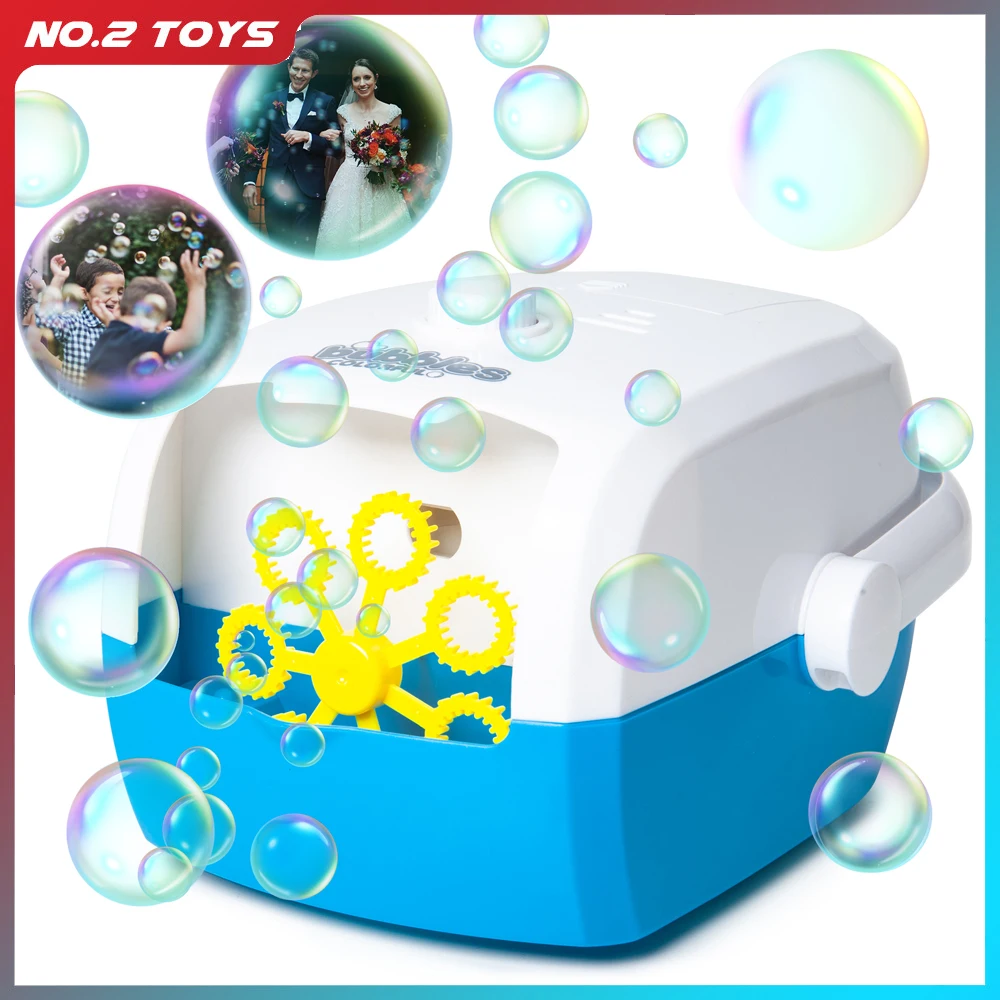 Automatic Bubble Machine Portable Bubble Machine for Kids Rechar Summer