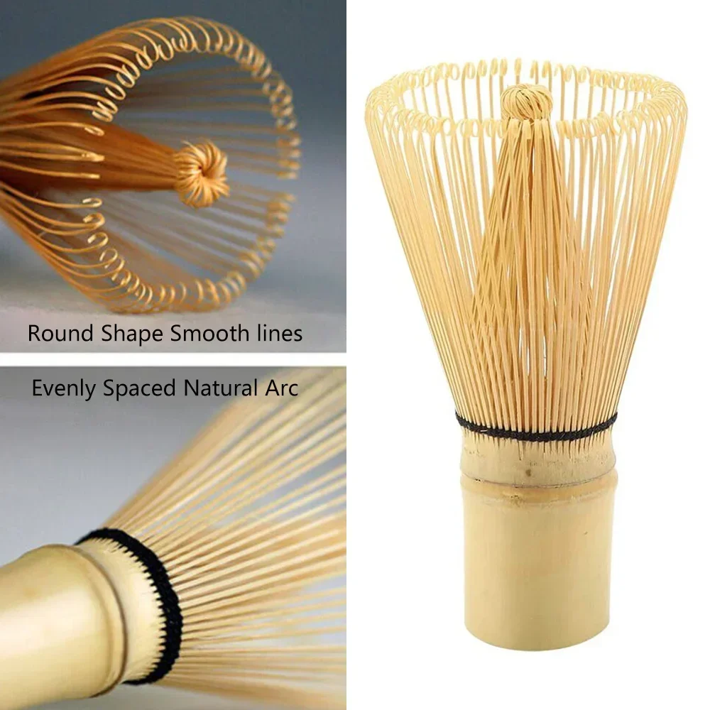Bamboo Matcha Whisk Green Tea Powder Stirrer Chasen Mixer Brush Grinder Reusable Tea Tools for Lovers