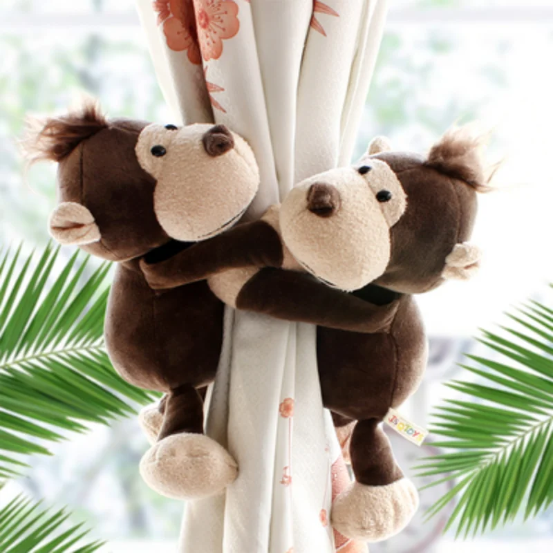 Jungle Forest Animals Curtain Tieback Holder, Hooks Tie Backs, Children  Room Decoration Accessories, Curtain Straps, 2Pcs - AliExpress