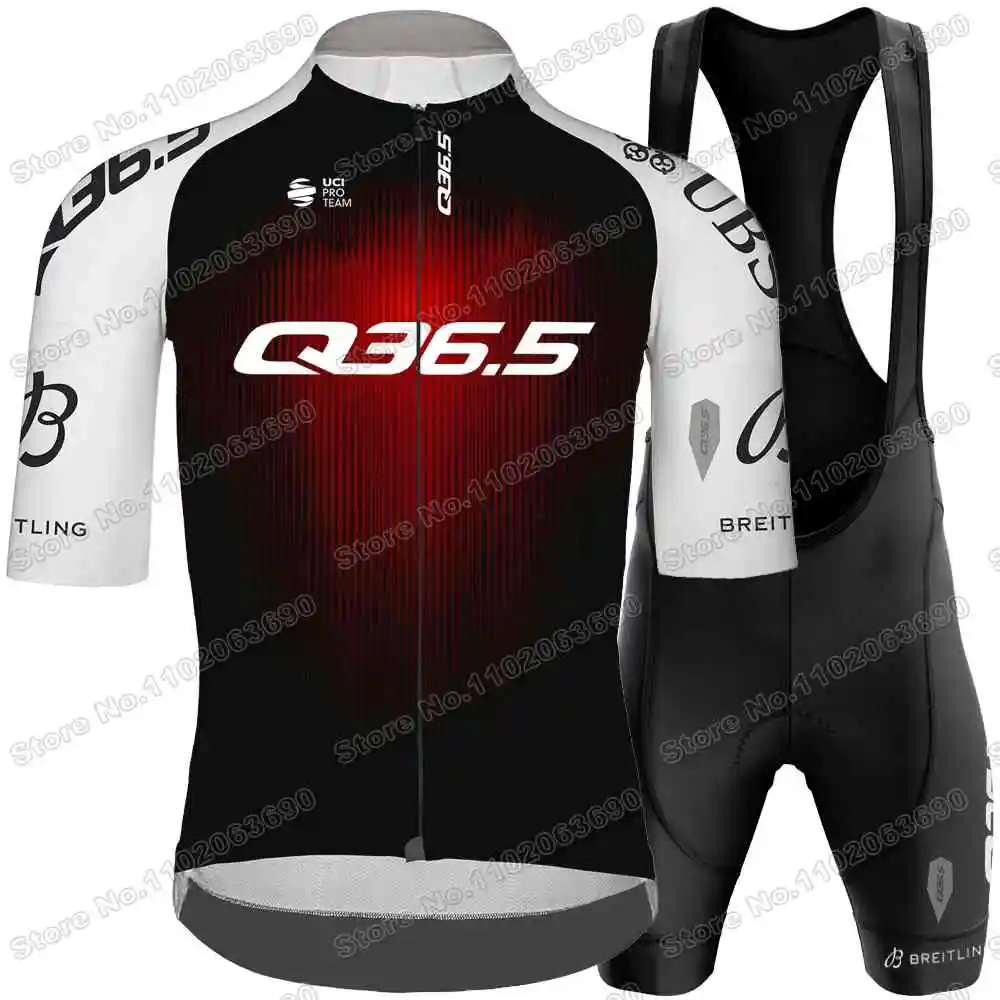 2025 Q36.5 Pro Cycling Team Cycling Jersey Set Summer Cycling Clothing Men Road Bike Shirt Suit Bicycle Bib Shorts MTB Uniform 6