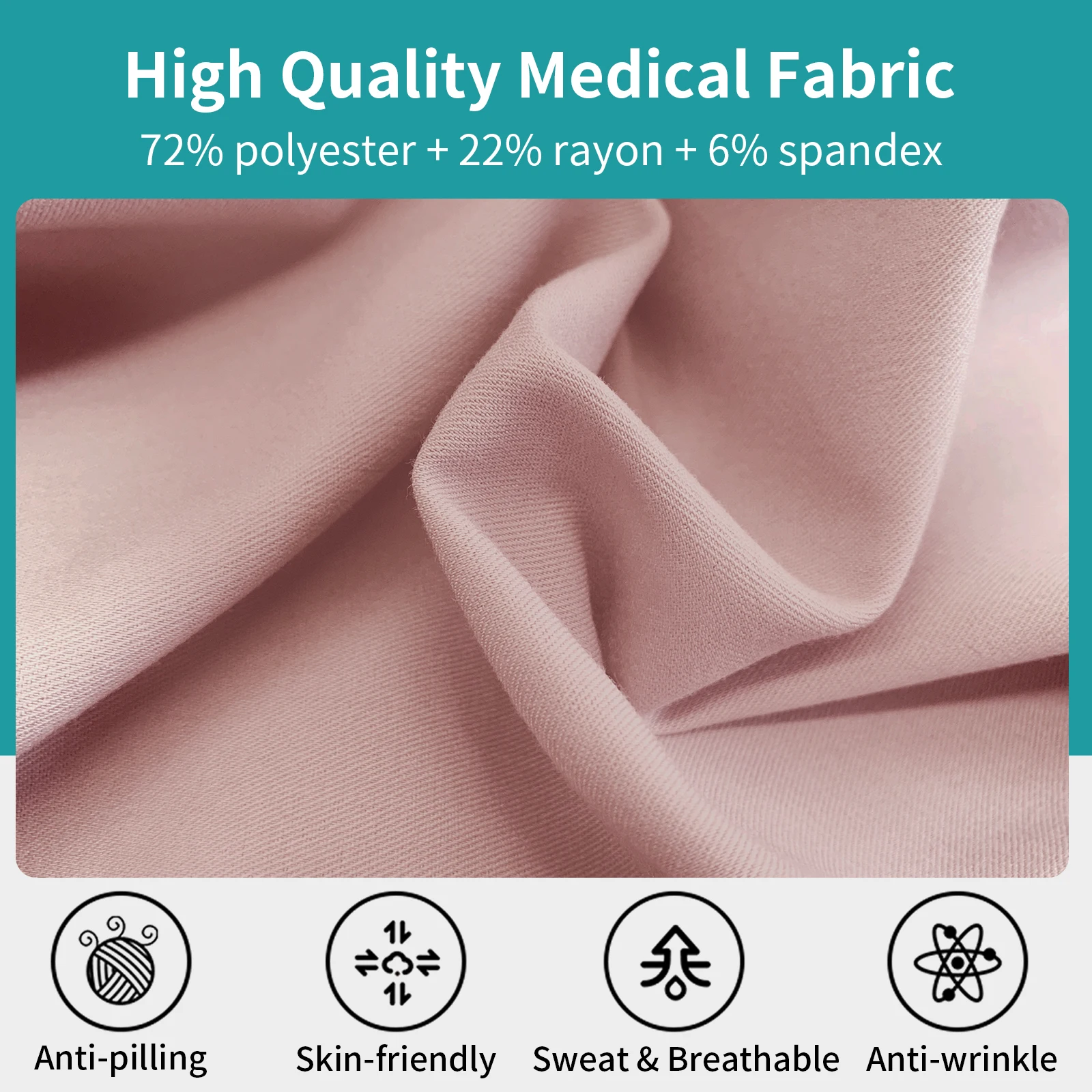 Solid Women Nurse Uniforms Scrubs Multi Function Pockets Surgery Pants Nursing Working Medical Uniform Bottoms Nurse Accessories