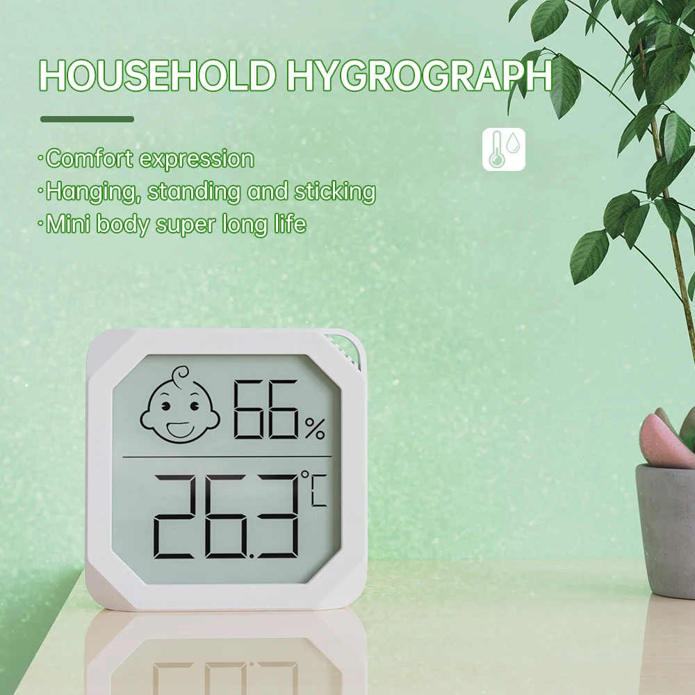 Digital Thermo-Hygrometer for Indoor Temperature and Humidity Monitoring