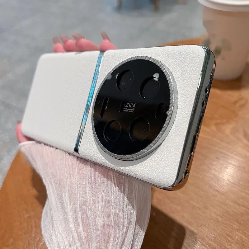 Luxury For Magsafe Magnetic Wireless Charging Original Case For Xiaomi 13 14 Ultra  MI 14 Pro Leather Cover