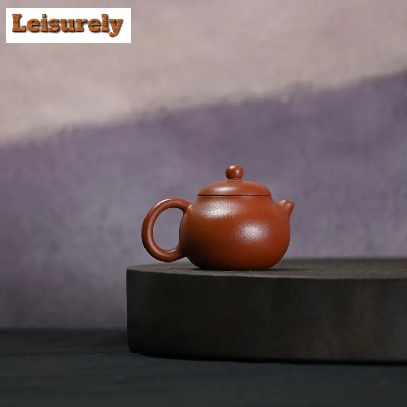 100ml Classic Yixing Purple Clay Teapots Handmade Wen Dan Pot Raw Ore Zhu Mud Tea Maker Kettle Chinese Zisha Tea Set Supplies