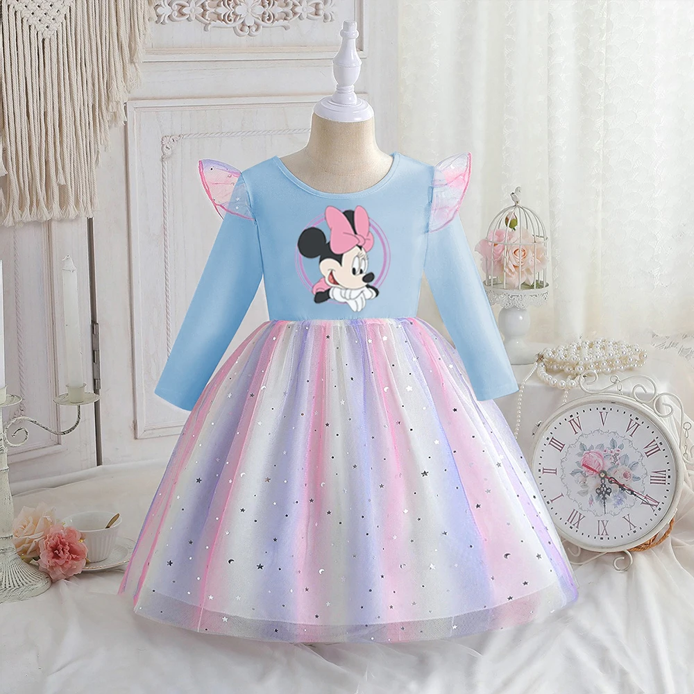 Rainbow Minnie Princess Dress 1