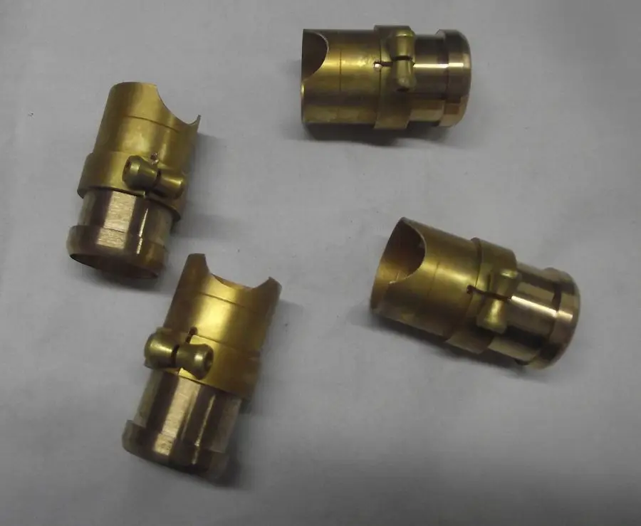 Brass Unpainted Alto Sax Repair Parts, 2 Pcs