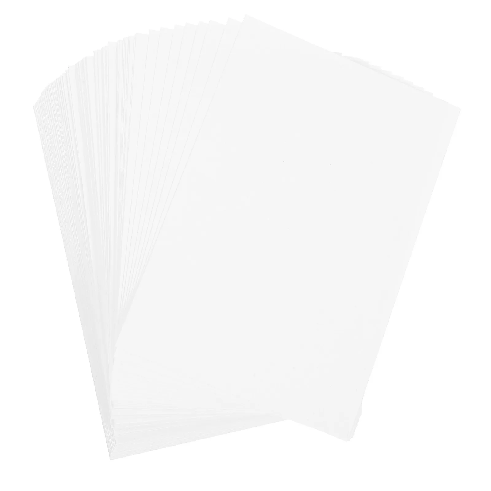 100Pcs 흰색 카드지 빈 인덱스 카드 쓰기, 그림 그리기, 메모 작성, 학습, 사무용품을 위한 고중량 용지