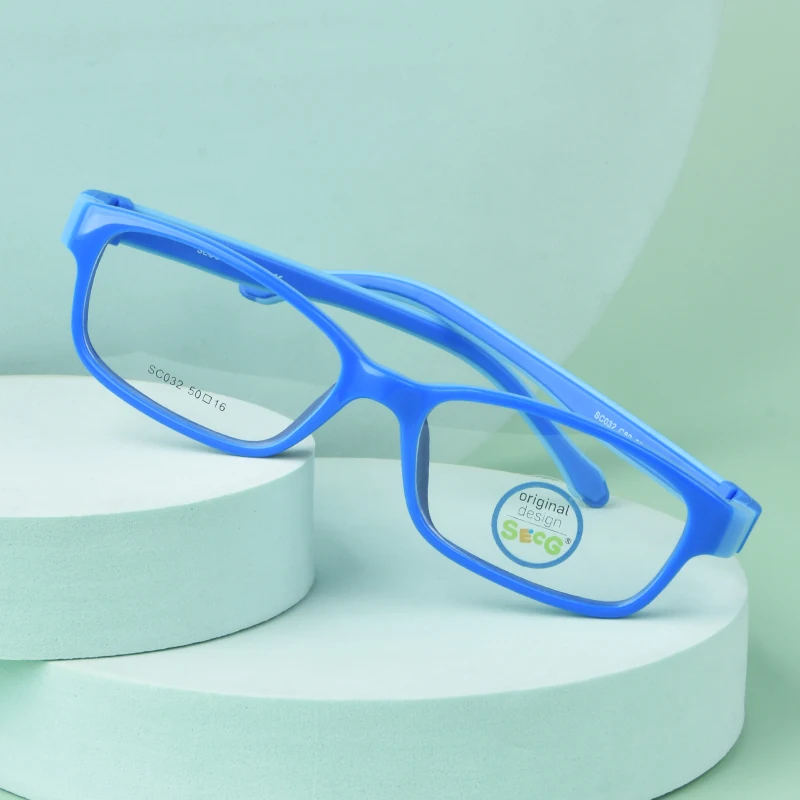 SECG Ultralight Flexible Soft Kids Glasses Frame Children Optical Spectacle Frame Sight Eyeglass Lunettes De Vue Enfant