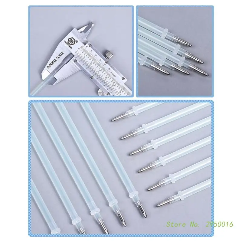 20/50/100 Pcs UV Invisible Fluorescent Refills Leather Fabric Marking Refills Lamp Pen for Crafting Enthusiasts