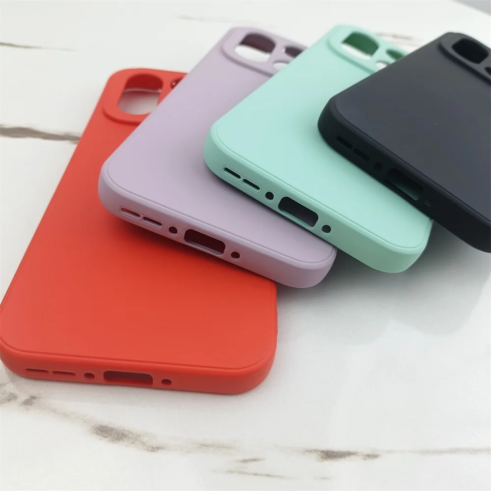 Luxury Silicone Shockproof Phone Case - Anti-Drop Back Cover