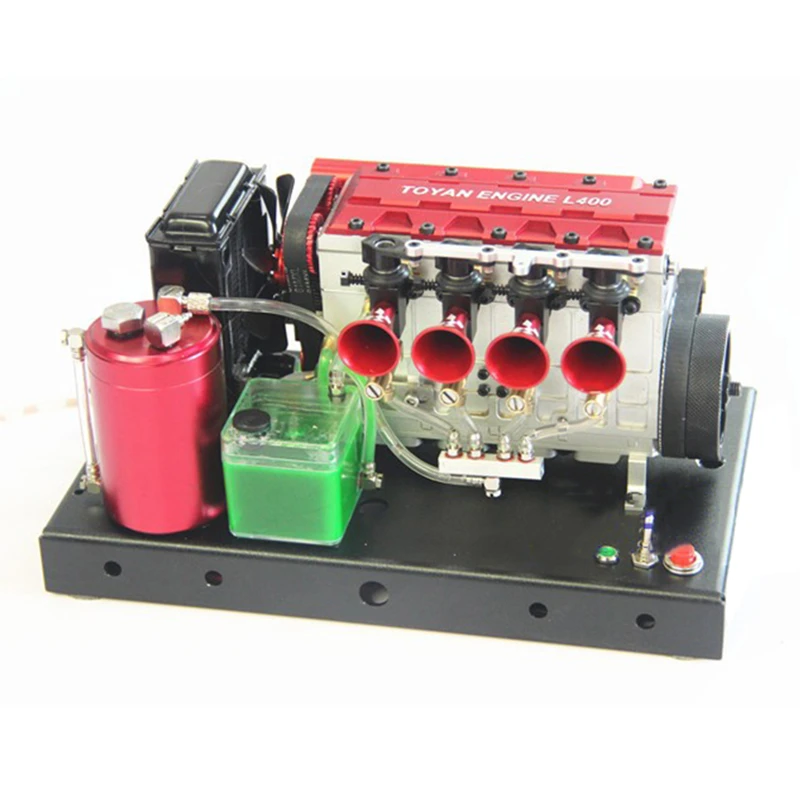 Toyan L400 Inline Four Cylinder Methanol Engine Model Modified Metal