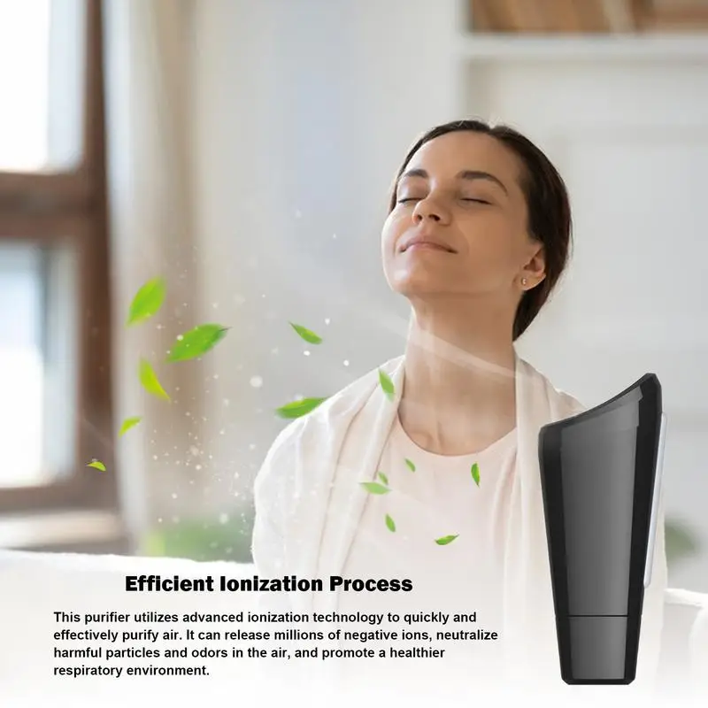 Air Freshener Air Purifier Auto Ionizer Car Air Purifier Portable Ionic Air Freshener Filter Quiet Desktop Purifier Auto Car Purification Filters