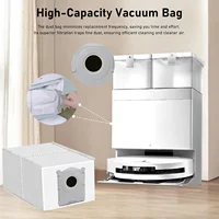 อะไหล่สำหรับหุ่นยนต์ดูดฝุ่น Ecovacs T50 PRO OMNI /T50 AUTO DDX67  แปรงหลัก แปรงข้าง ผ้าถูพื้น ไส้กรอง HEPA ถุงเก็บฝุ่น 6