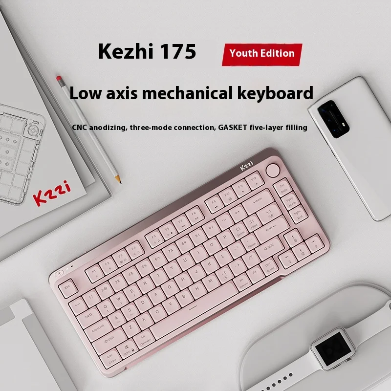 KZZI I75 Lite Low Switch Mechanical Keyboard For Gaming Office