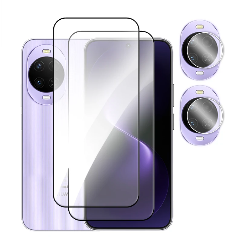Premium Full Cover Tempered Glass Screen and Camera Lens Protector