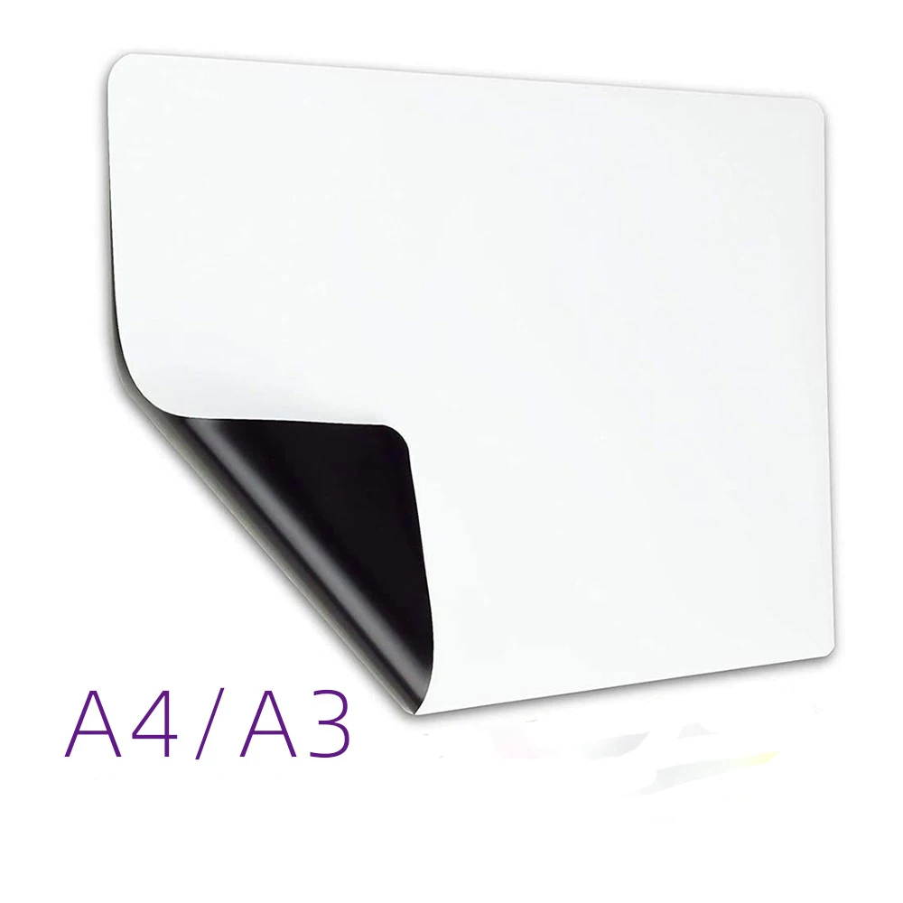 A3 A4 Taille Tableau Blanc Magnétique Effaçable À Sec Tableaux Blancs Doux  Bureau À Domicile Cuisine Tampon Flexible Réfrigérateur Autocollants Mémo  Babillard L230626 Du 9,58 €