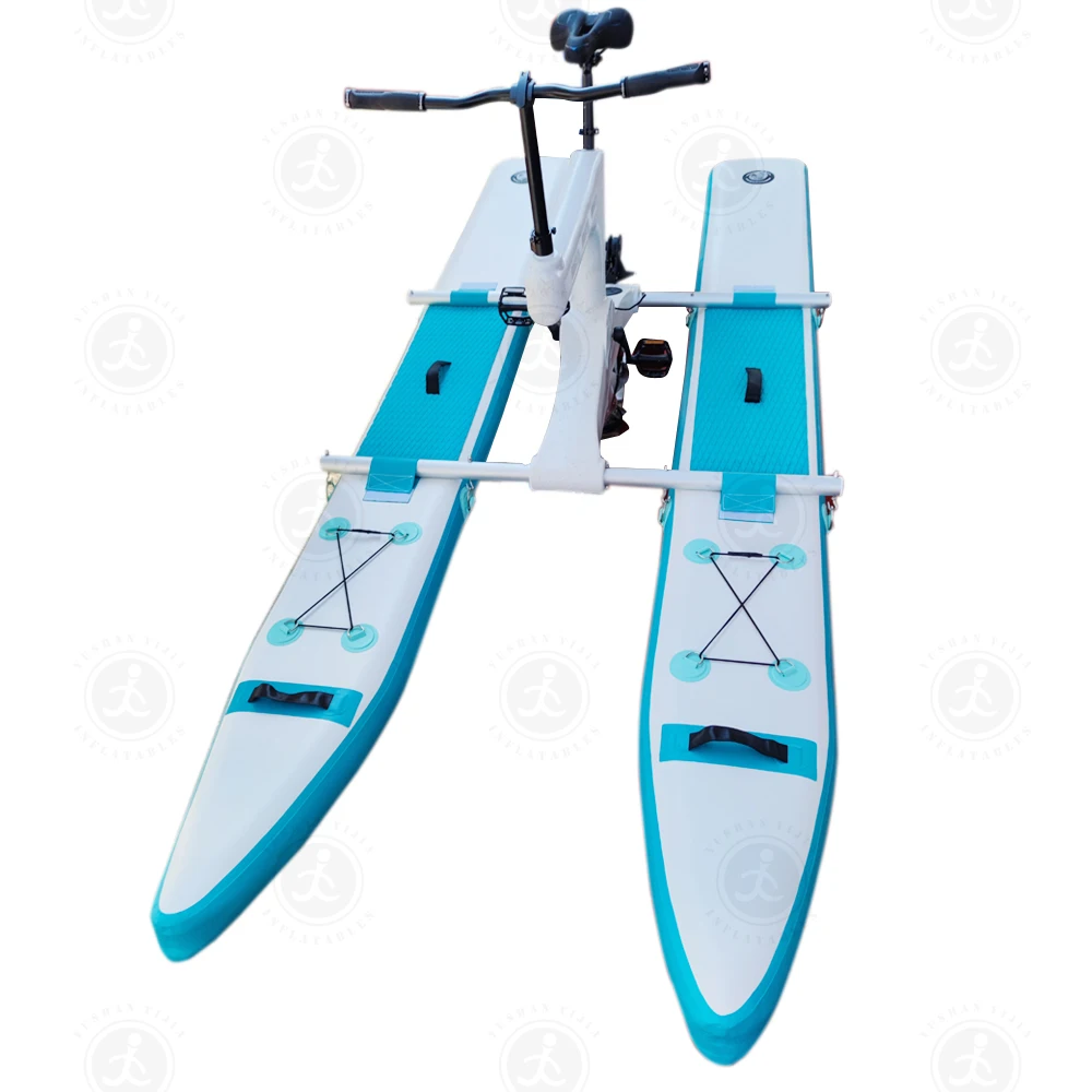 

Hot Sale Water Sports Equipment Inflatable Floating Cycle Sea Water Pedal Bike Boat