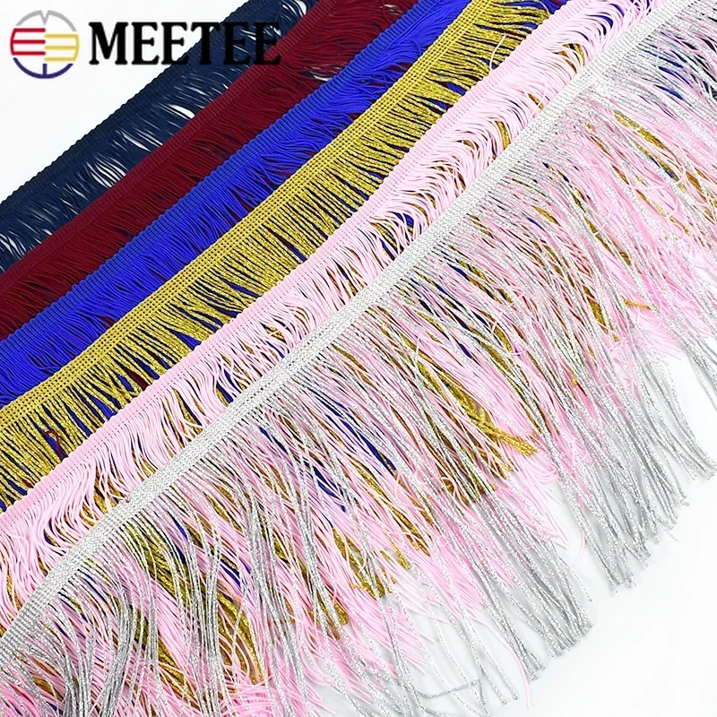 1-5 Metri 20 centimetri Nappa Frangia Per Cucire Abiti Decorazione Nastro Tende Lace Trim Fascia Vestiti Frange Tessuto Accessori FAI DA TE - immagine 5
