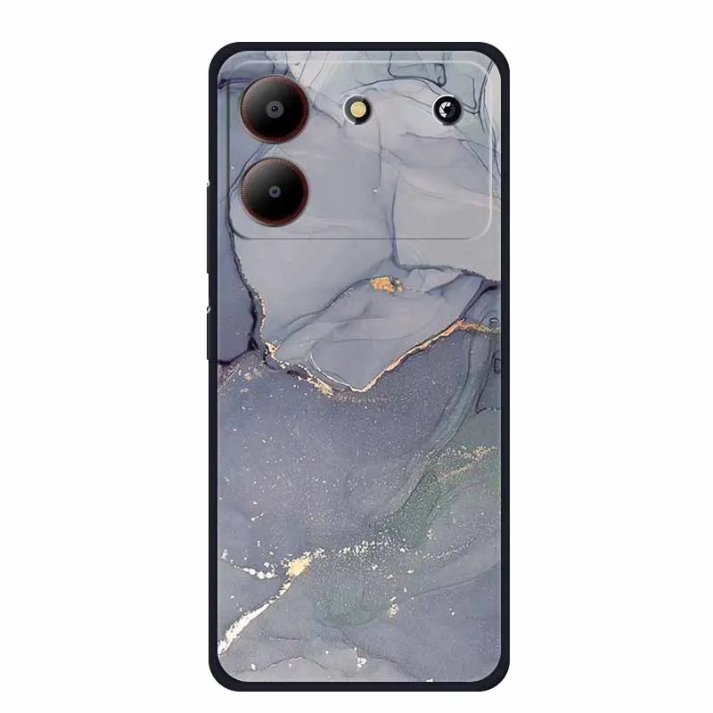 Marble TPU Soft Silicone Back Cover - Colorful Phone Case