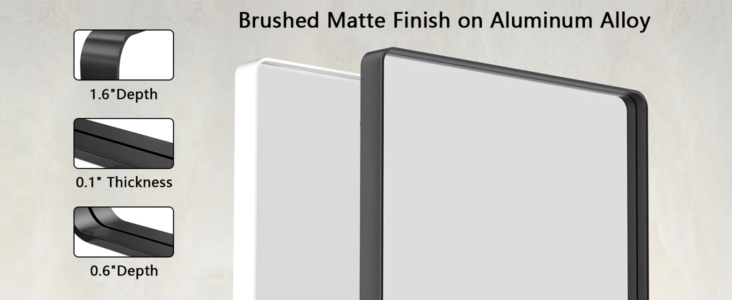 matte black mirror matte black bathroom mirror black frame mirror