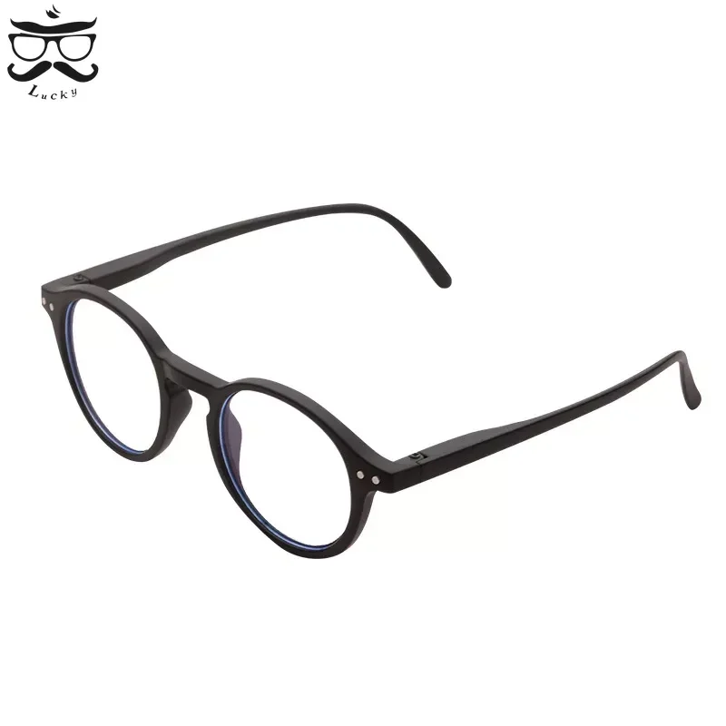 Fashion Kids Anti-blue Light Glasses Vintage Round Frame Boys Girls Computer Glasses Protection Eyeglasses Plain Glasses 6