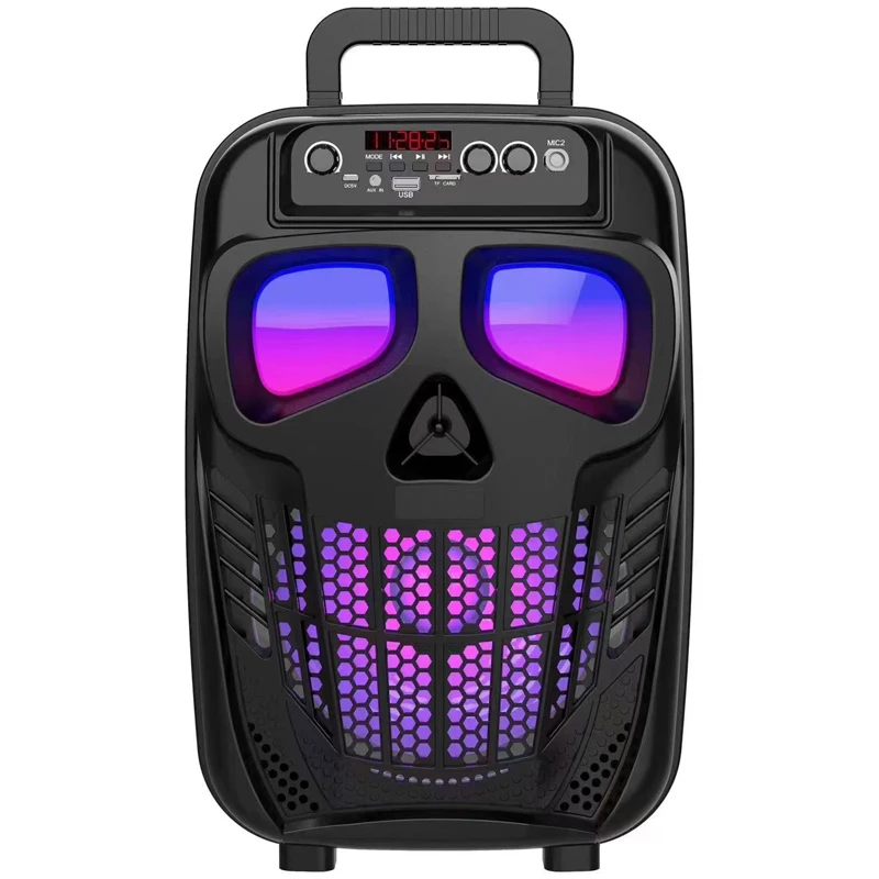 

Kimiso Portable Bluetooth Speaker Big Power Wireless Column Stereo Subwoofer Bass Party Speakers with Microphone Family Karaoke