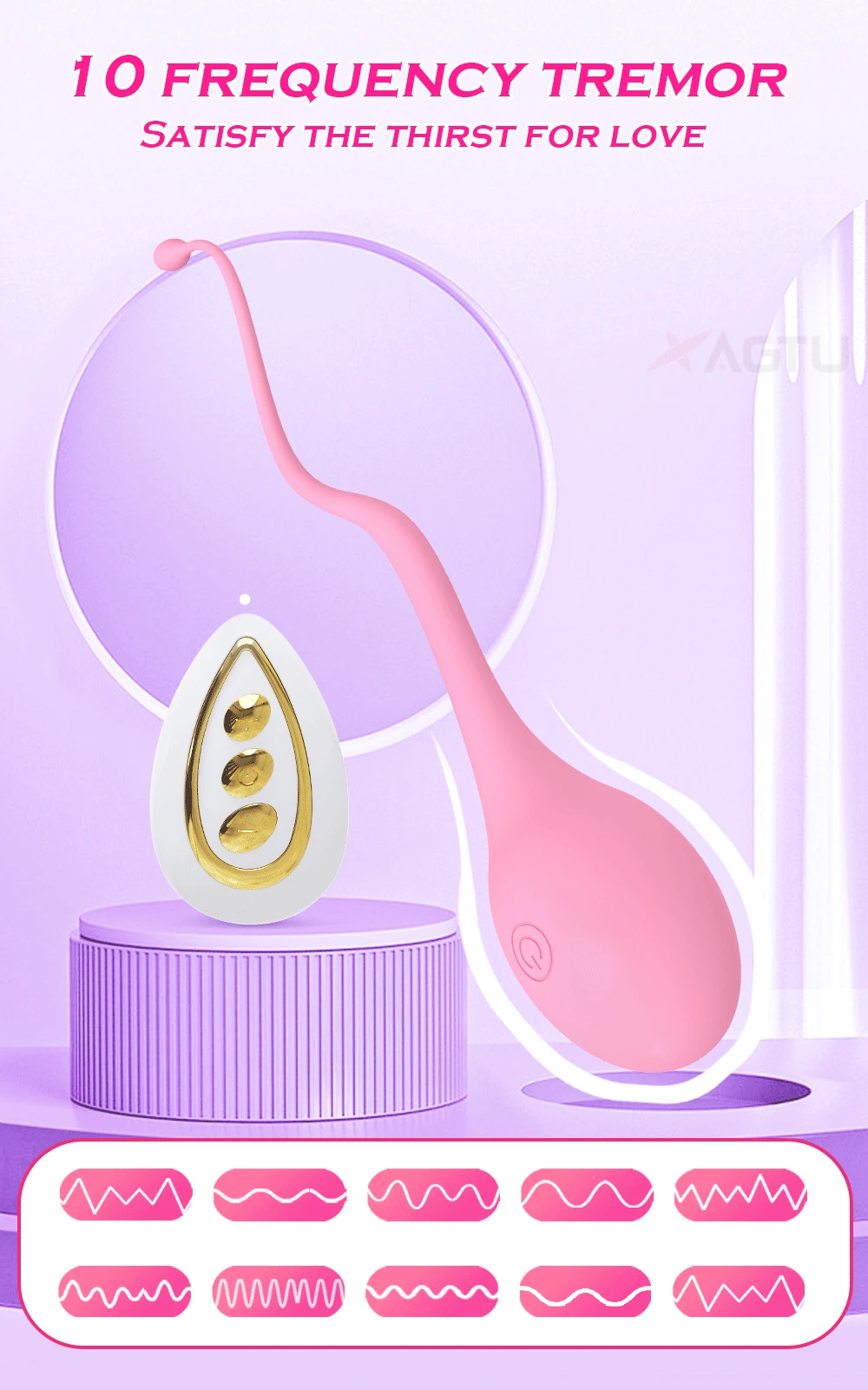 G-spot Vibrator With Remote Control Wireless Clitoral Stimulator_voghion.com