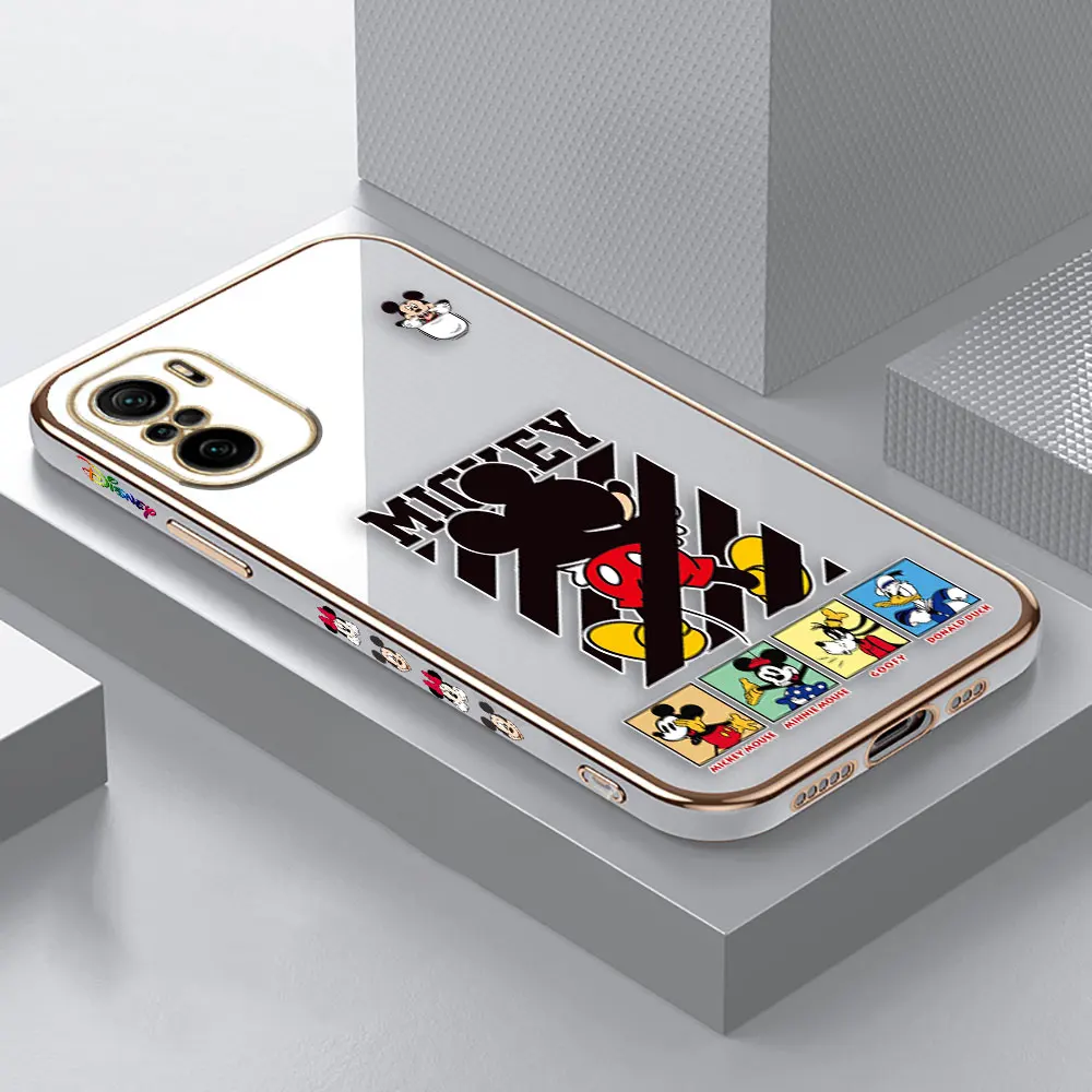 Cartoon Mickey Mouse Cover Smooth E-TPU Phone Case Redmi A1 7 7A 8 8A 9 9A 9C 10 10C 12 12C 13C K20 K30 K40 K50 K60 PRO 5G Case