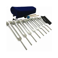 New Chakra Tuning Fork Set for Healing, 8 Pieces Silver Chakra Tuning Fork for Meditation 1