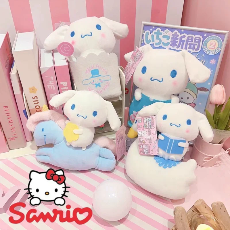 

Wholesale 12pcs/lot 20cm Cute Animal Dog Pillow Plush Toys Kuromi Cinnamoroll Stuffed Dolls for Children Gift