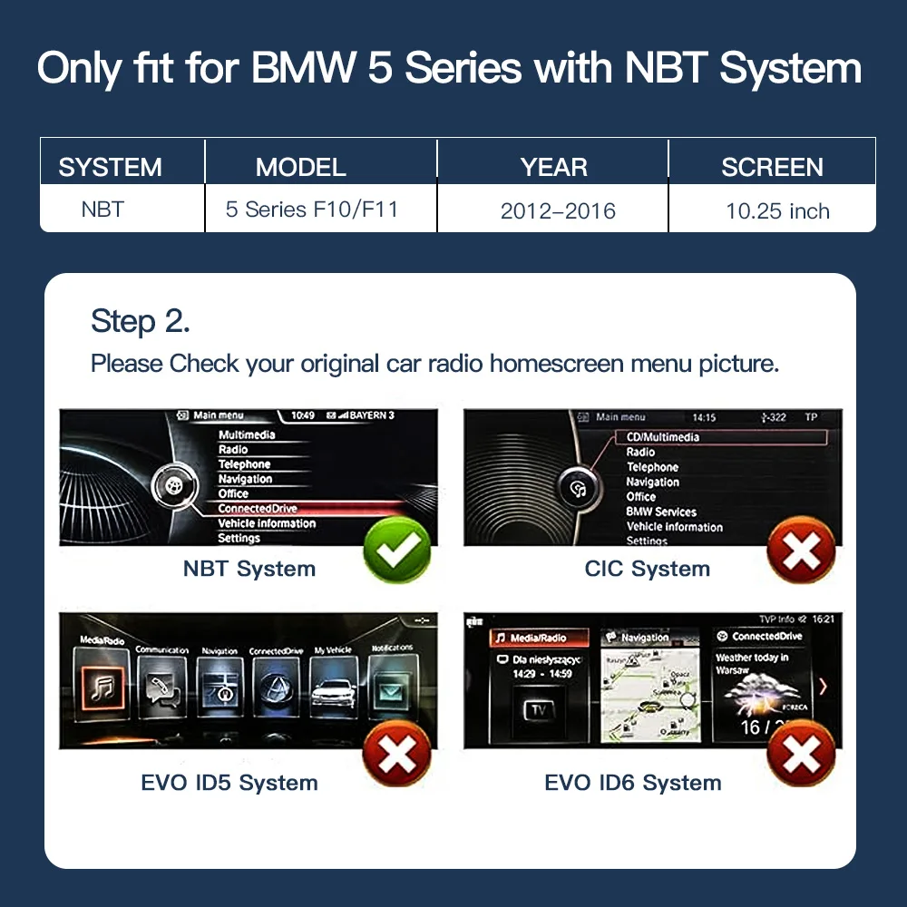 CARABC   ī÷  ȵ̵  10.25 ġ, BMW 5 ø F10/F11 2012-2016 NBT ý