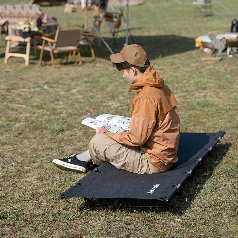 Naturehike Outdoor Folding Camp Bed Sturdy Outdoor Tent Sleeping Cot Portable 150KG Loading Camping Tent Foldable Cot Beds