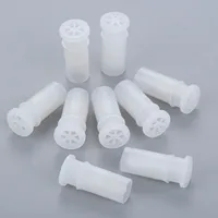 100Pcs Plastic White Toy Dog Cat Squeakers Shoes Repair Fix Pet Baby Toy Noise Maker Insert Replacement 15*6.5mm/18.5*9mm 2