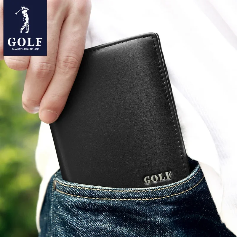 Portafoglio Lungo Sottile In Pelle Unisex - Con Portamonete, 5 Slot E Finestra ID, Nero 19x9.5x1 Cm