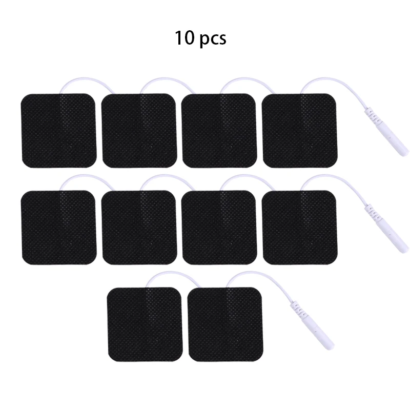Électrodes Autocollantes Extra-large 7x12 Cm - Lot De 4 Pièces - Tissu Non Tissé - Compatibles TENS/EMS
