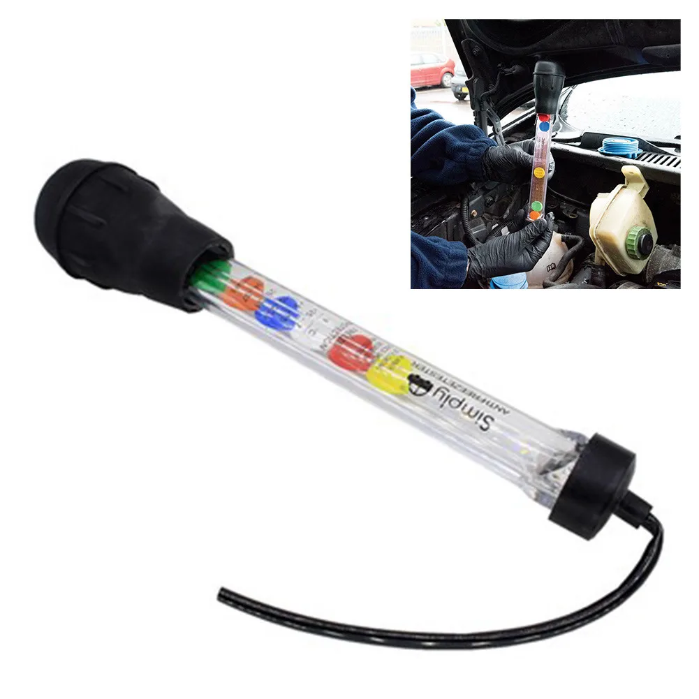 Car Radiator Coolant Tester Antifreeze Coolant Tester Tool High Accuracy Dial Durable Cooling System