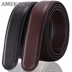 No Buckle Belt Body Strap Without Buckle Belts Men Good Quality Male Belts Automatic Buckle Belt For Men Luxury Cinto Masculino
